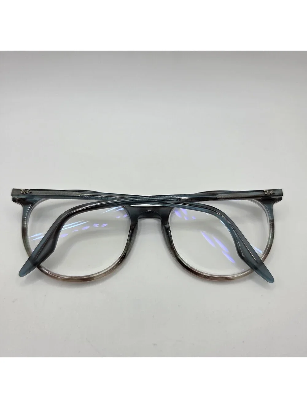 Ray-Ban RB 2204 Green Blue Striped 54/20/145 Gradient 1394GK Glasses Frames